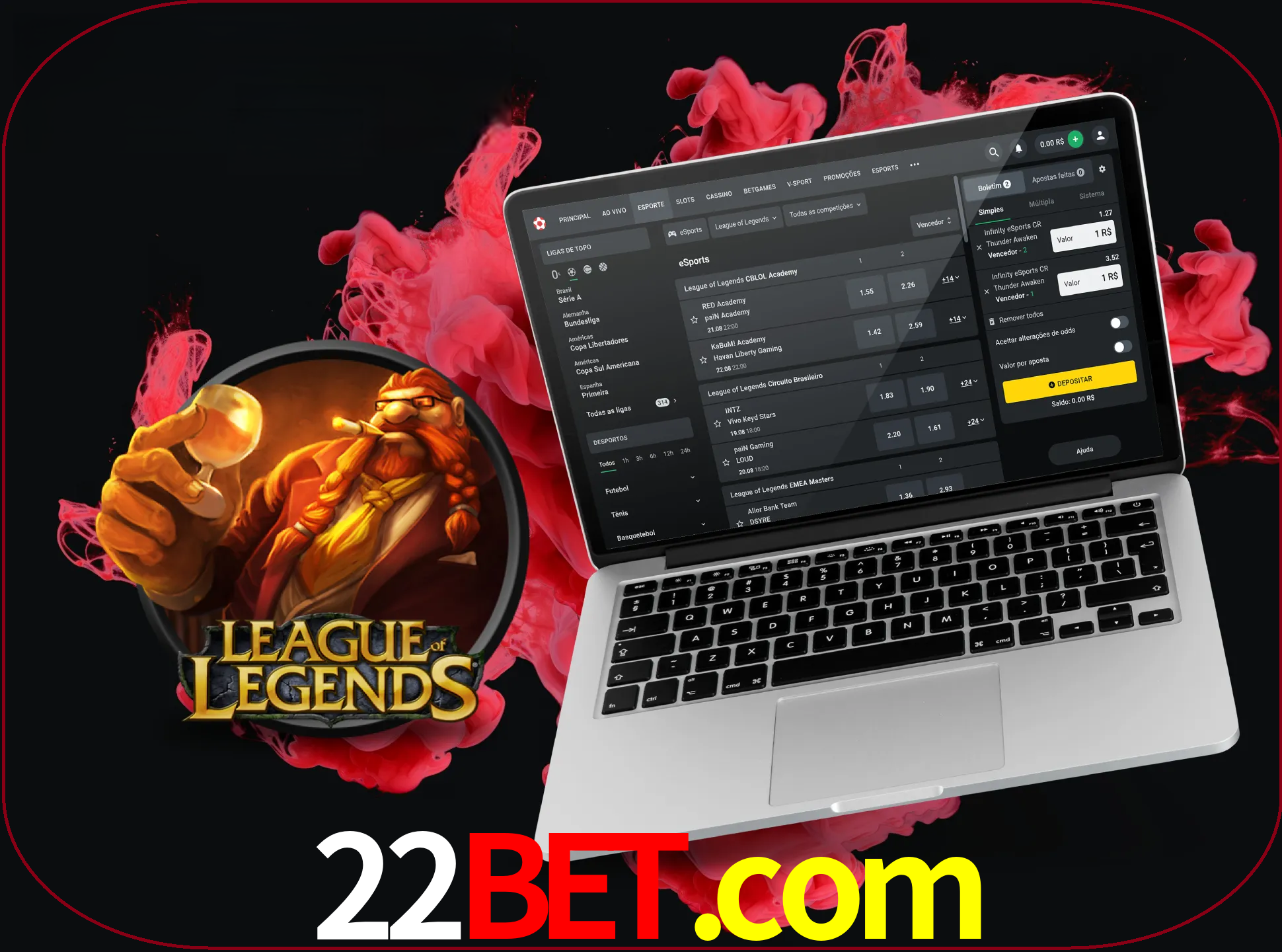 Se é um fã deste jogo, muitos torneios fantásticos que o vão surpreender estão disponíveis no 22bet.