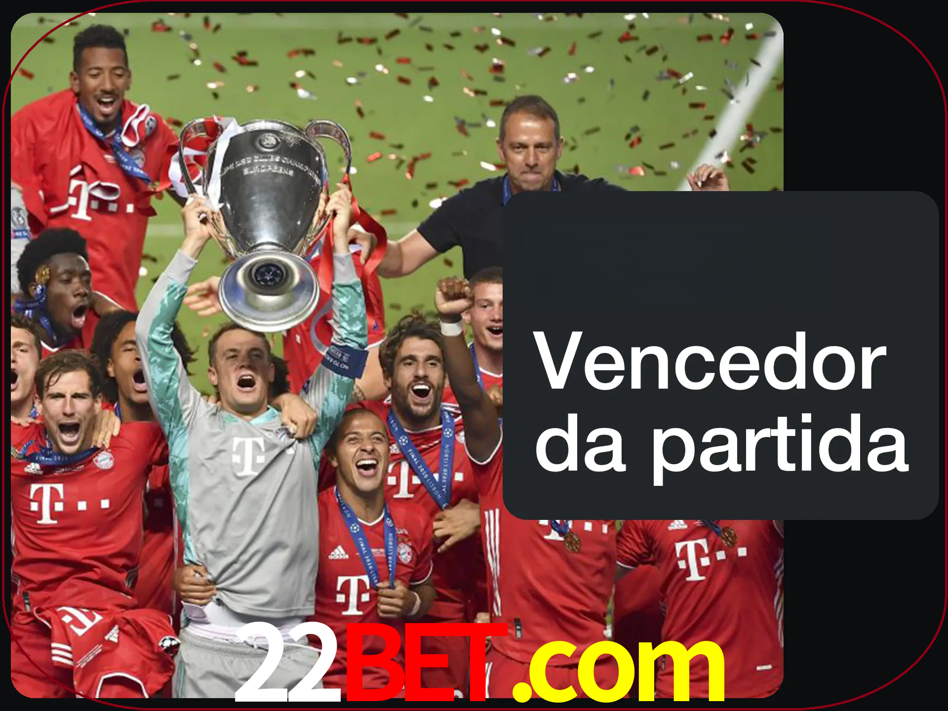 Aposte no vencedor e ganhe uma grande quantia de dinheiro.